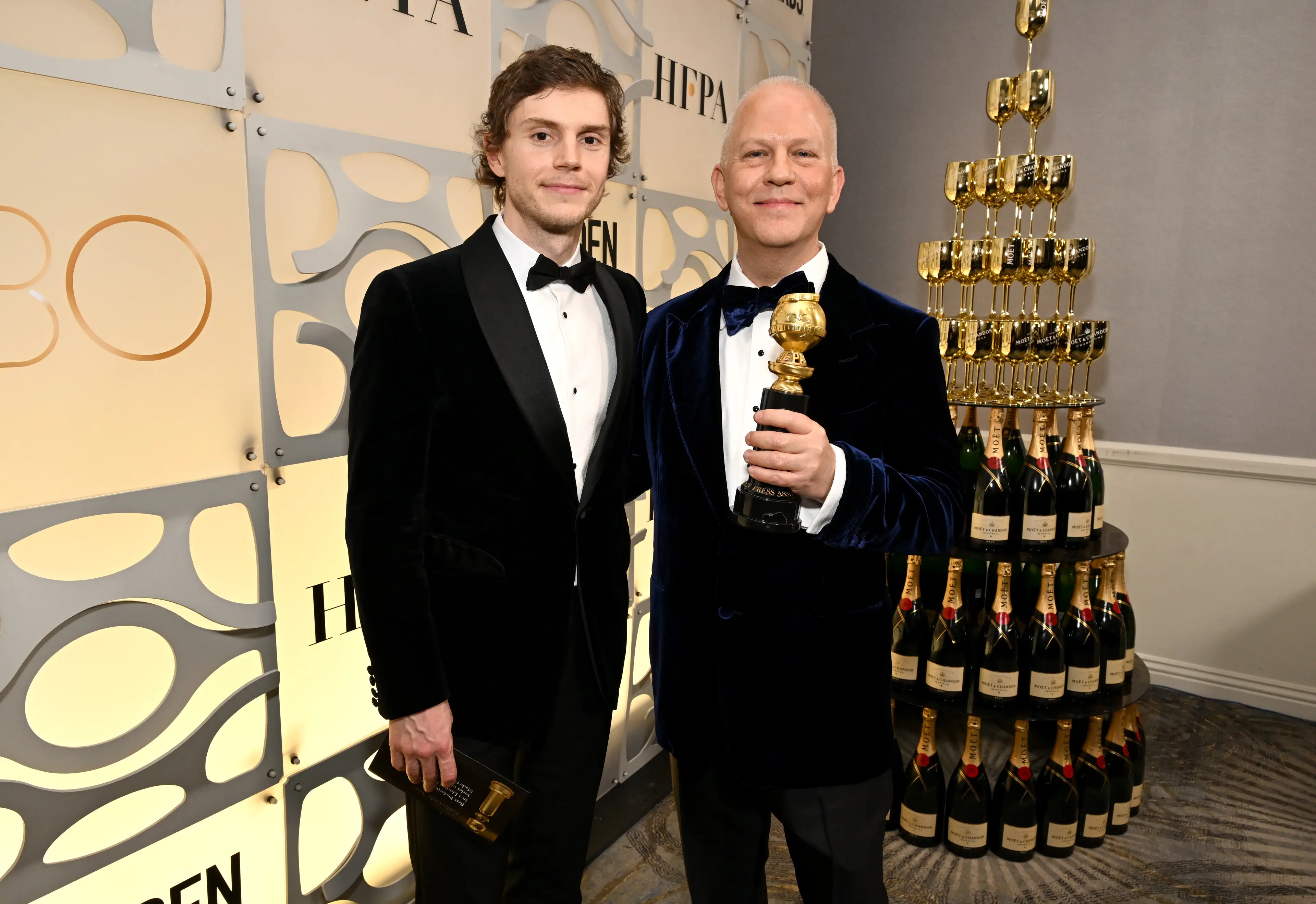 The new show stars Evan Peters (Michael Kovac/Getty Images for Moët and Chandon)