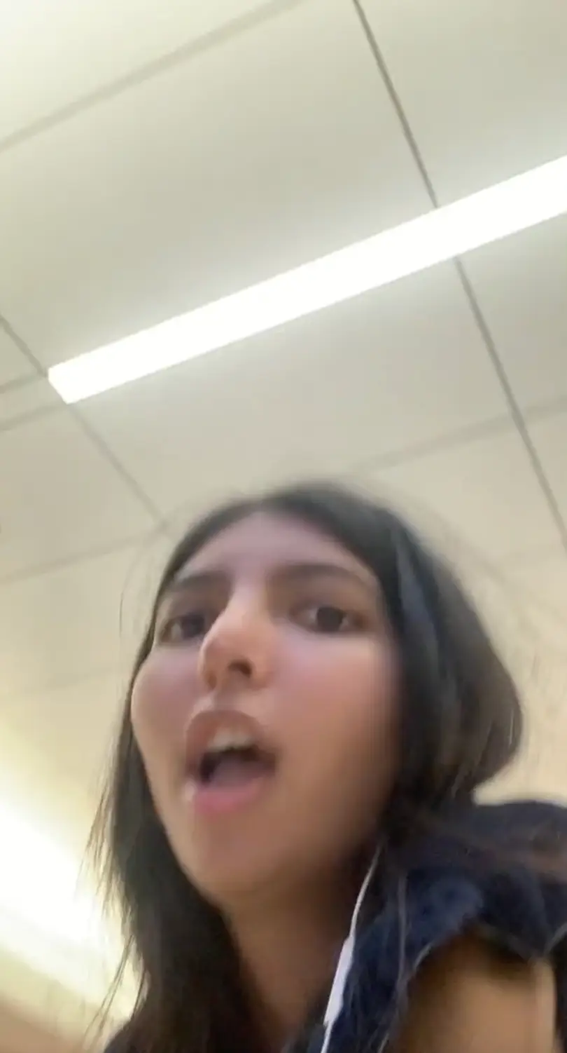 She claims that the woman then became incredibly hostile to her.