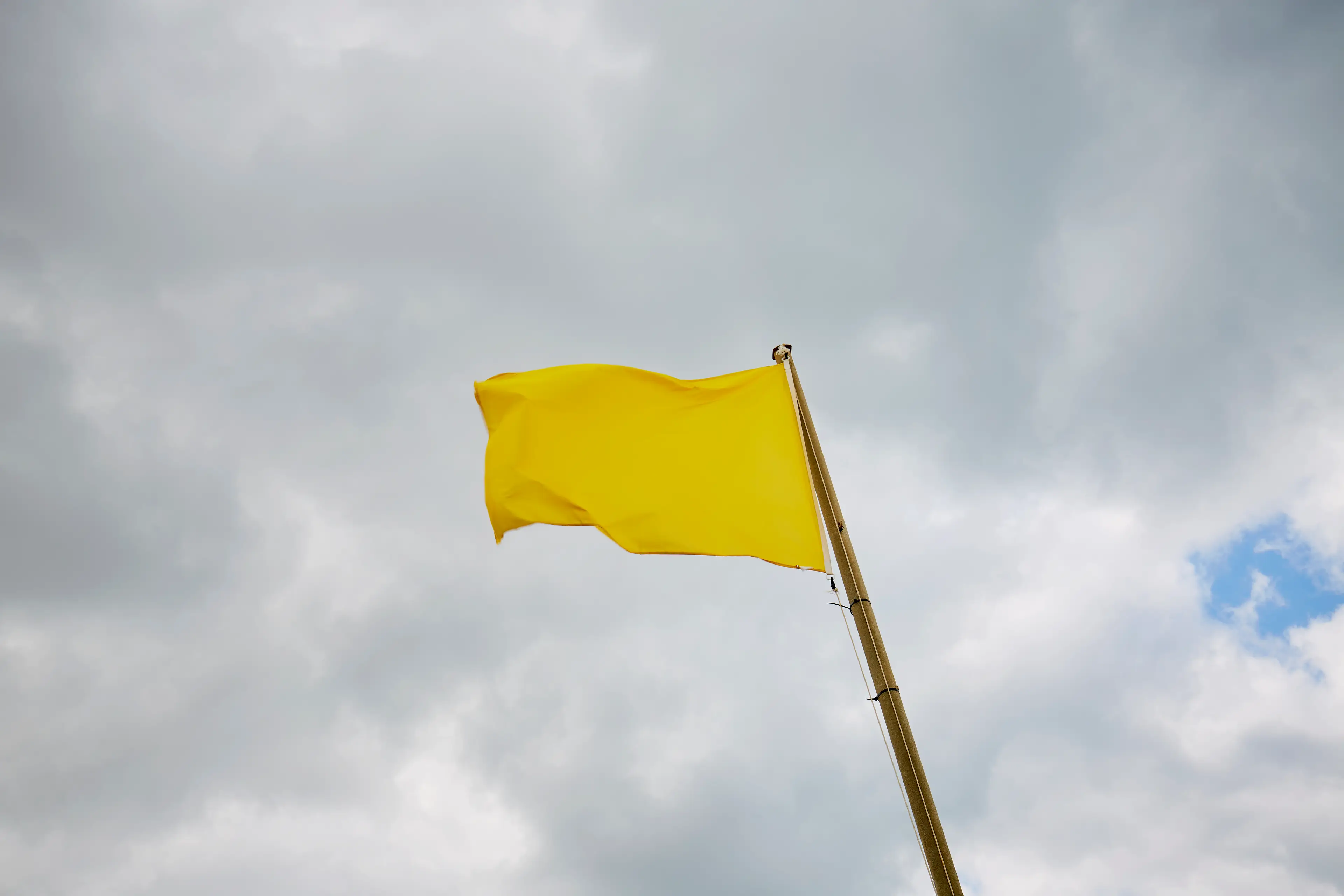 You really should keep in mind 'yellow flags'. (Getty Stock Photo)