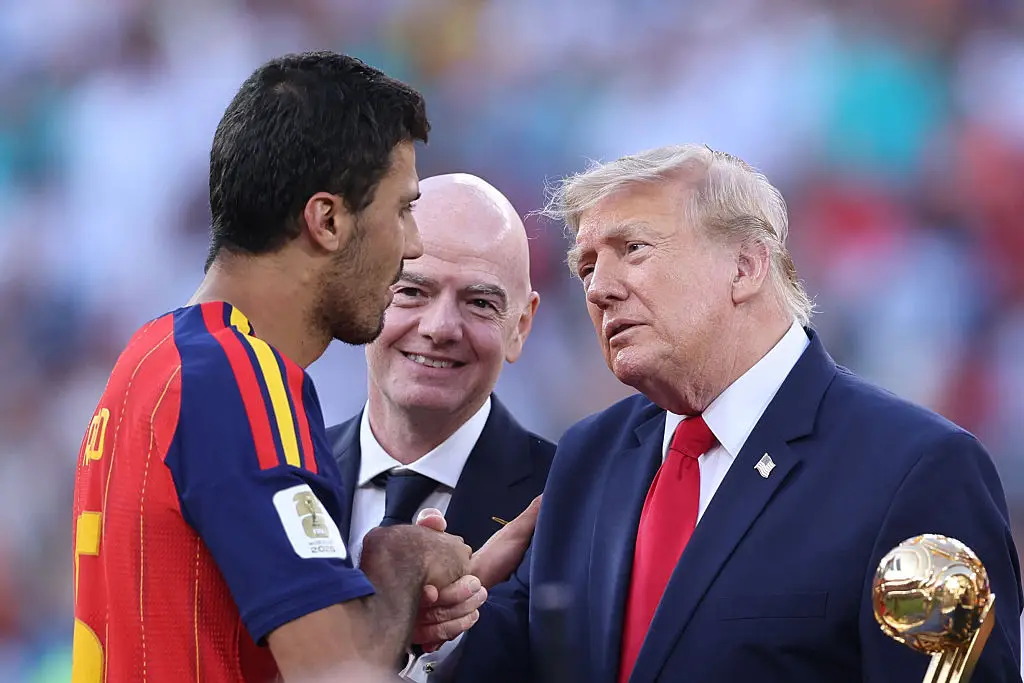 Trump apparently said the same thing to all of the Spanish players (Catherine Ivill - AMA/Getty Images)