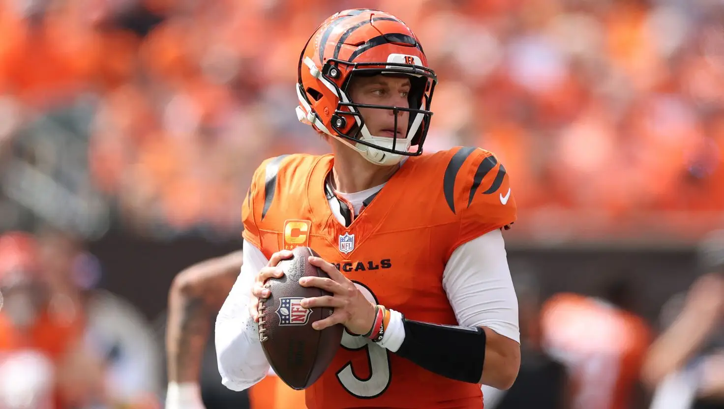 Bengals quarterback Joe Burrow will be sidelined with injury for three weeks (Andy Lyons/Getty Images)
