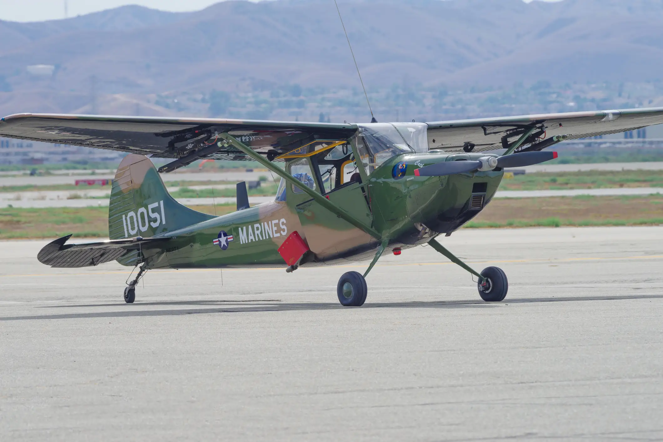 It was a Cessna L-19E “Bird Dog”, similar to this (Getty Images)