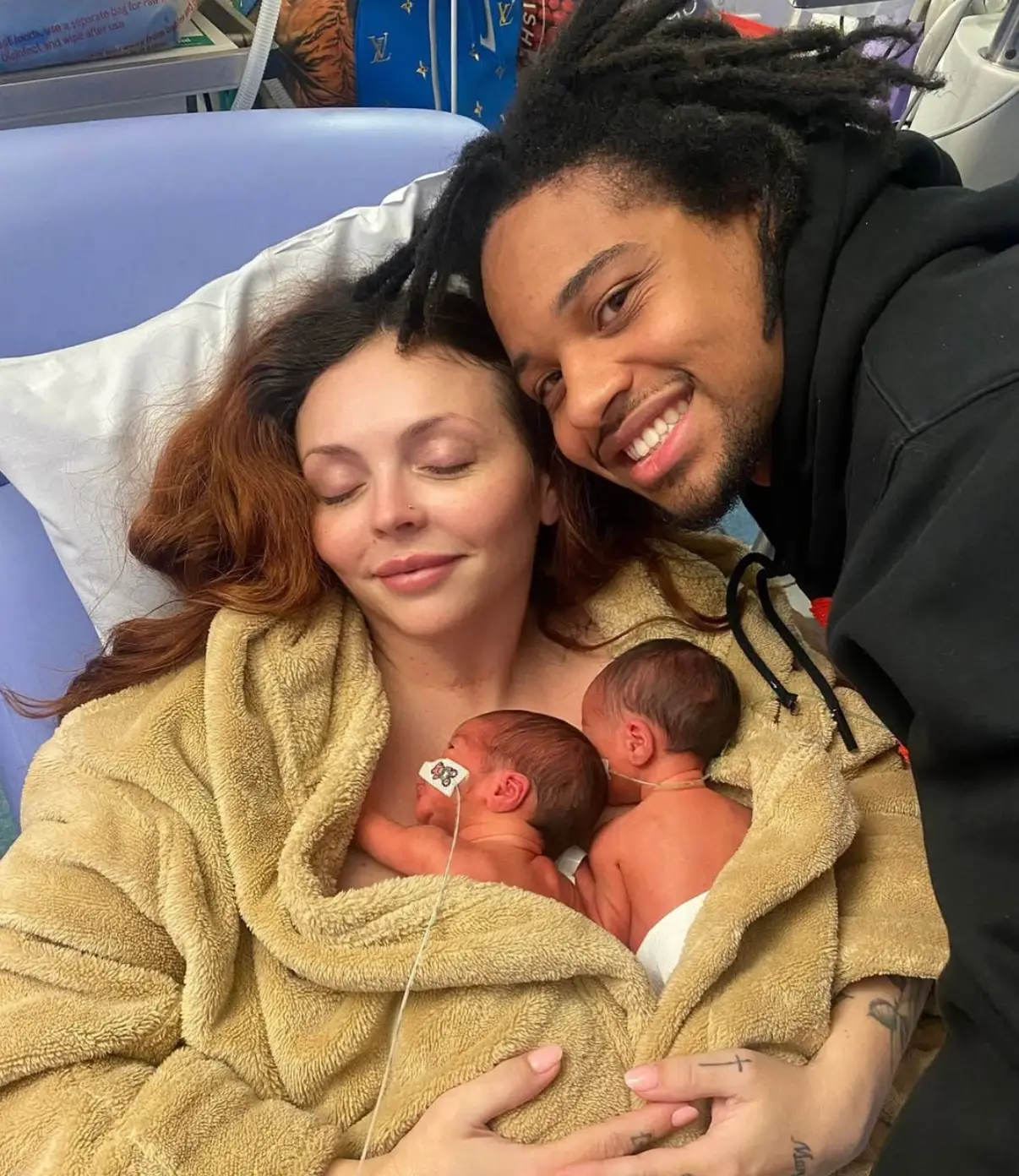 Little Mix star Jesy Nelson gave birth to twins in May 2025 (jesynelson/Instagram)