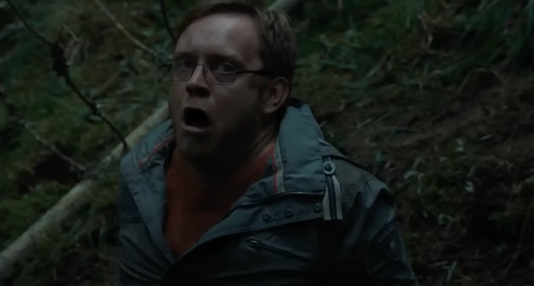 Understandable reaction to the things that happen in this film. (Netflix)