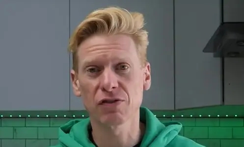 Gavin Wren films himself eating out-of-date food.