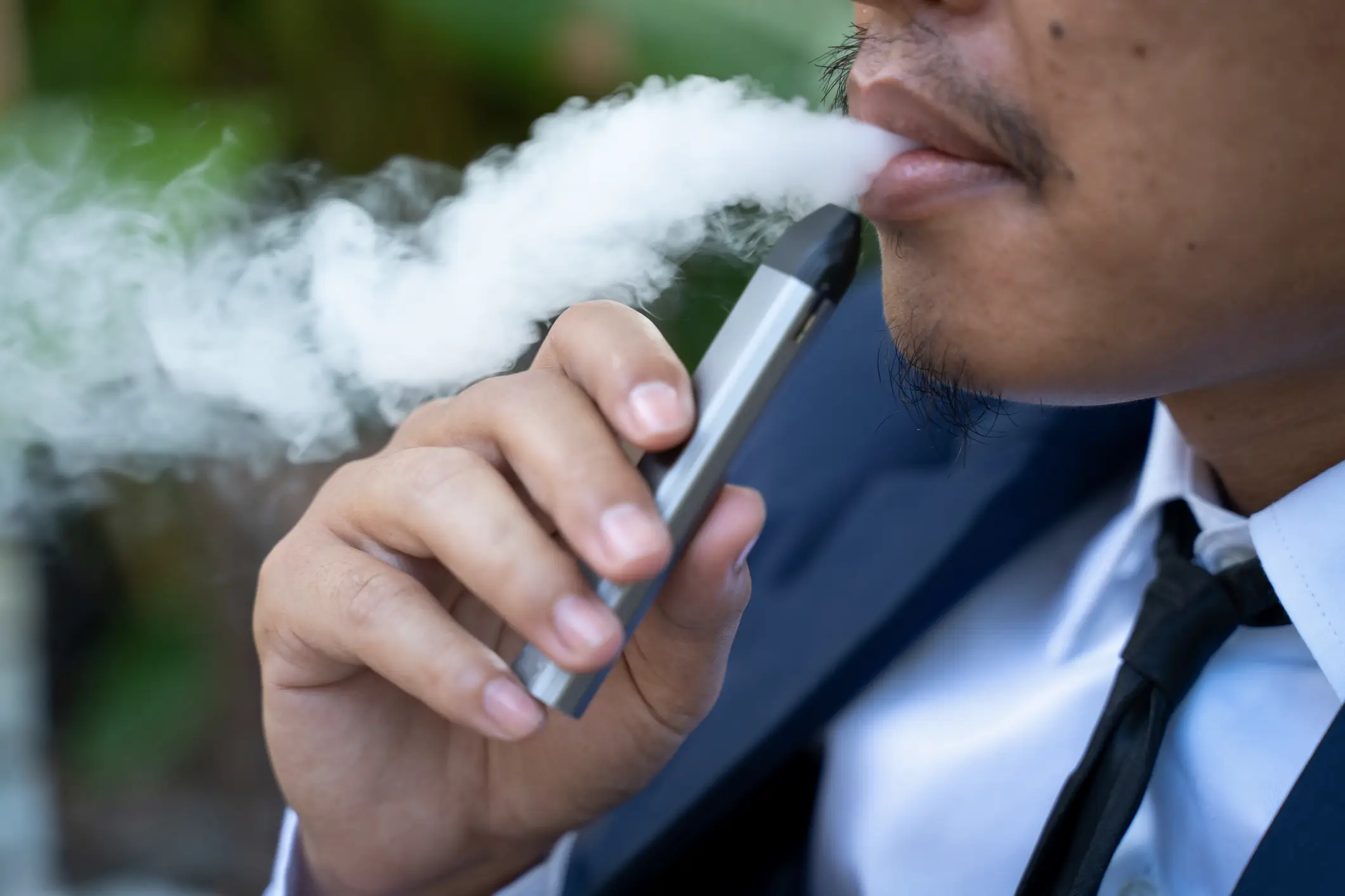 A study has warned that vaping can be linked to health problems in teens (Getty Stock Image) 