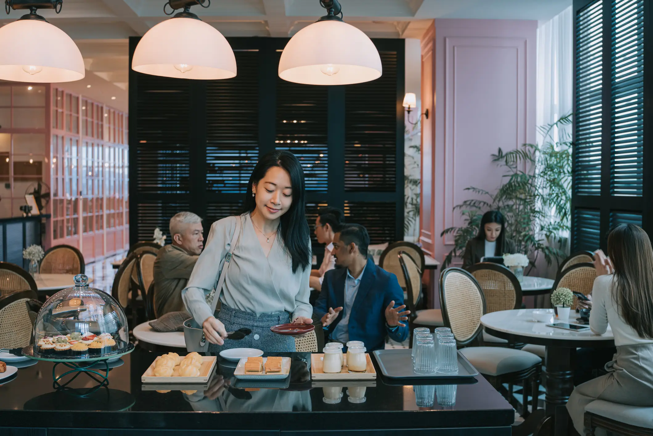 The pass gives you access to over 1,800 airport lounges with food and drink included (Getty Images/Edwin Tan)