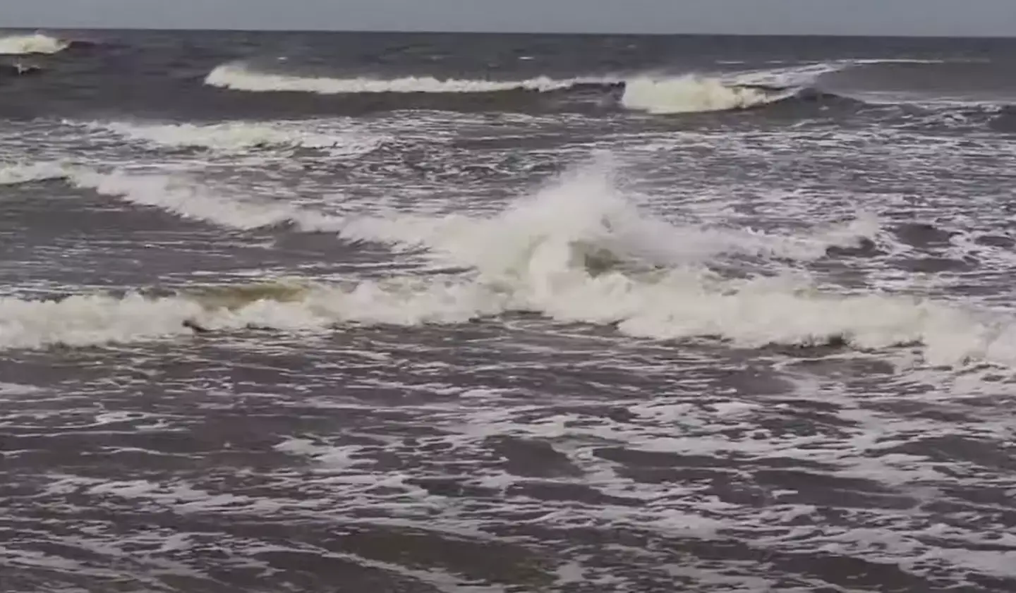 Footage captured the beautiful but dangerous occurrence.