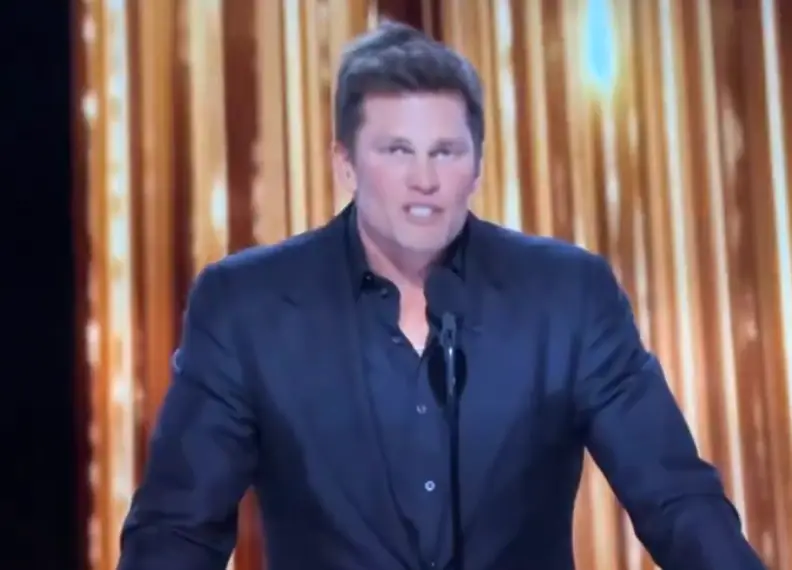 Tom Brady was taking no prisoners at his Netflix live event. (Netflix)