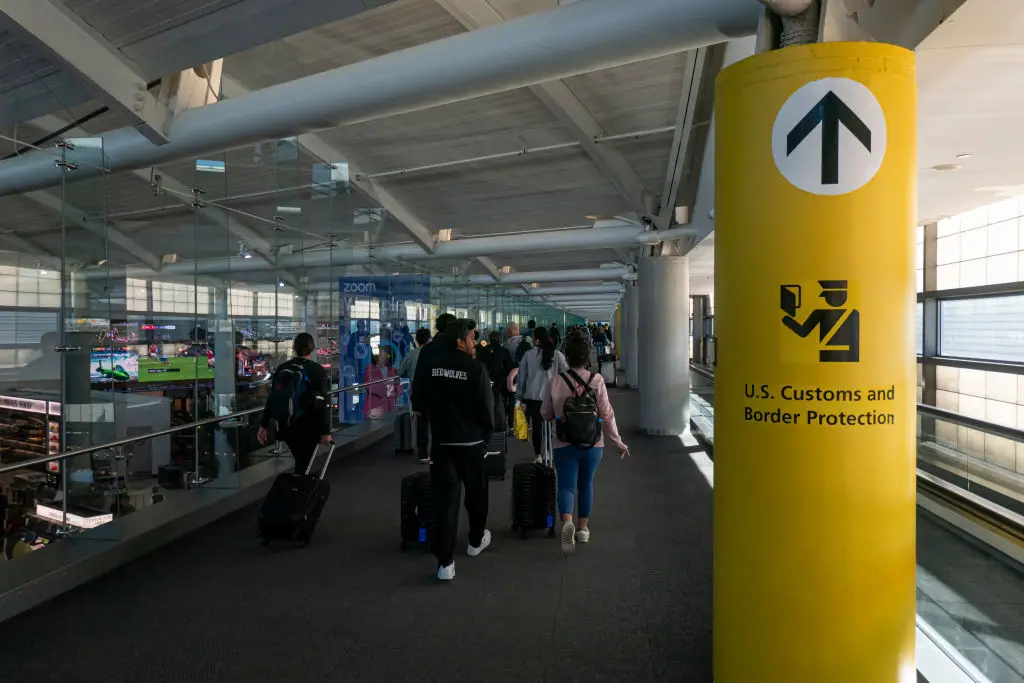 Natives from 43 countries across the world may not be able to enter the US (Nicolas Economou/NurPhoto via Getty Images)