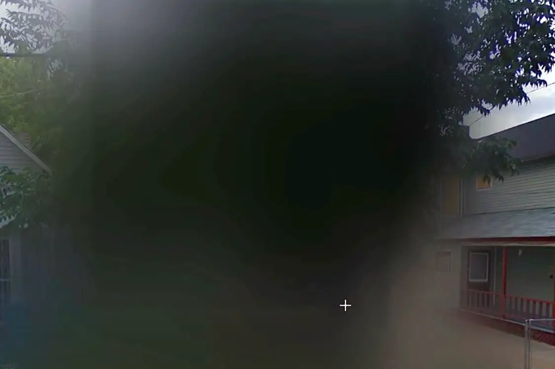 Castro's home is blurred out on Google. (Google Earth)