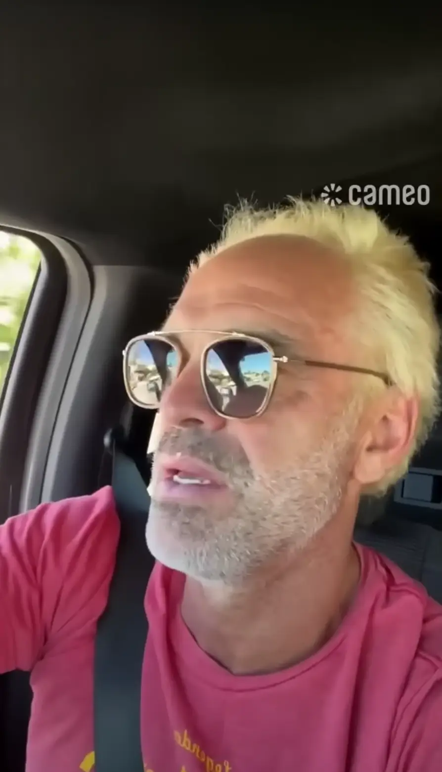 Steven Ogg didn't seem too enthused to be sending videos in character.