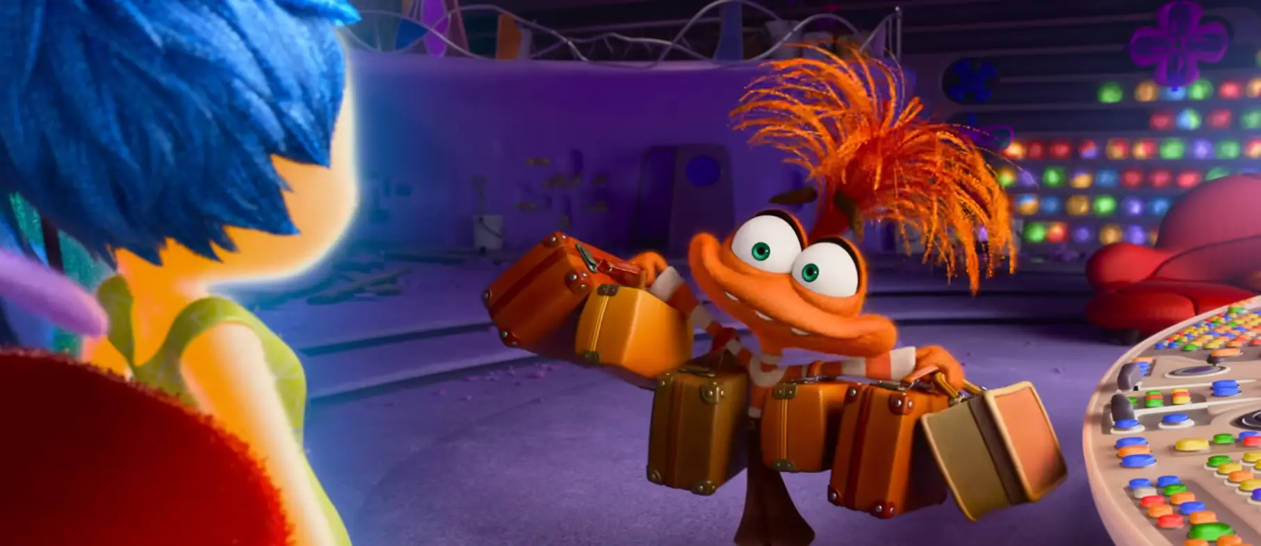 Maya Hawke voices the character of Anxiety. (Walt Disney Studios Motion Pictures)