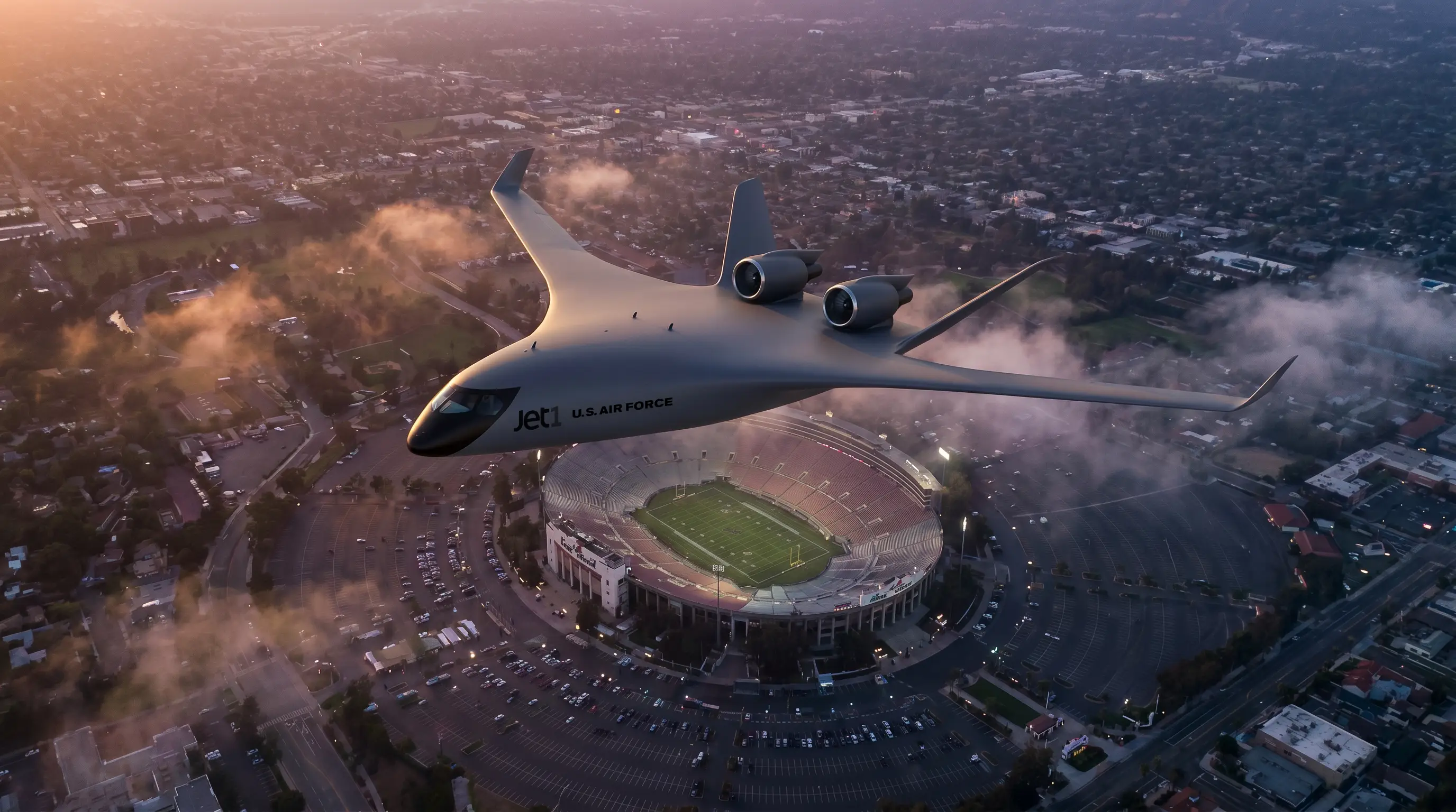 A rendering of the aircraft (JetZero)