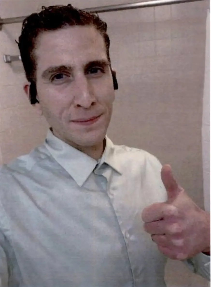 Prosecutors hope to show this selfie of Bryan Kohberger to the jury in the upcoming trial (Twitter/Mike Baker)