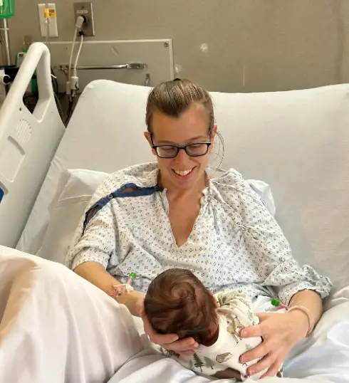 Kaba was initially told that the growth could be removed after she had been given birth but complications prevented this (Stupid Cancer)