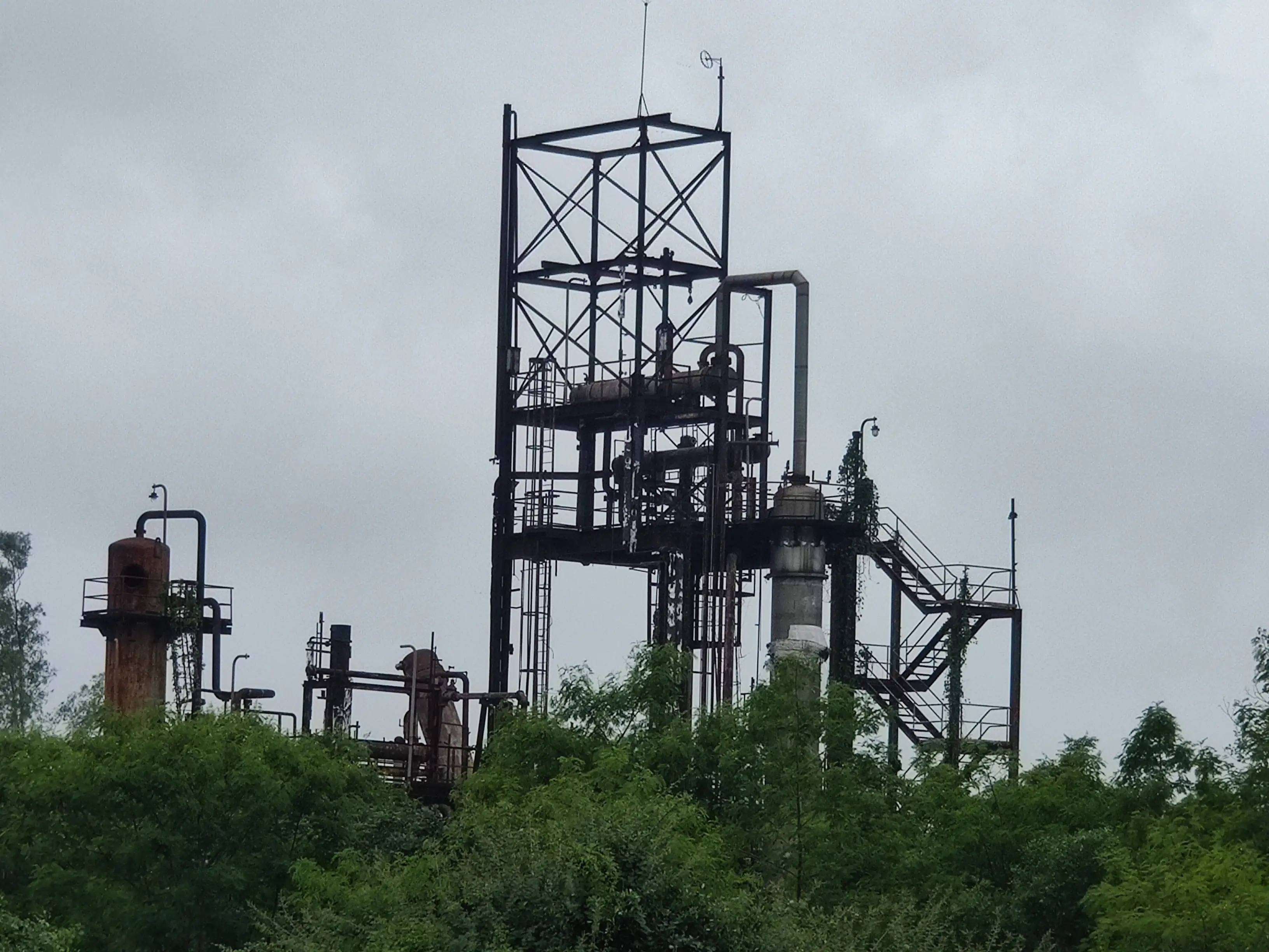 The disused plant is still there. Pallava Bagla/Corbis via Getty Images