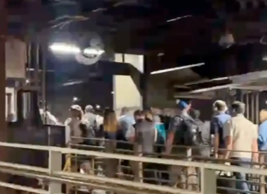 Around 60 passengers are reported as having "self-evacuated" (CBS News)