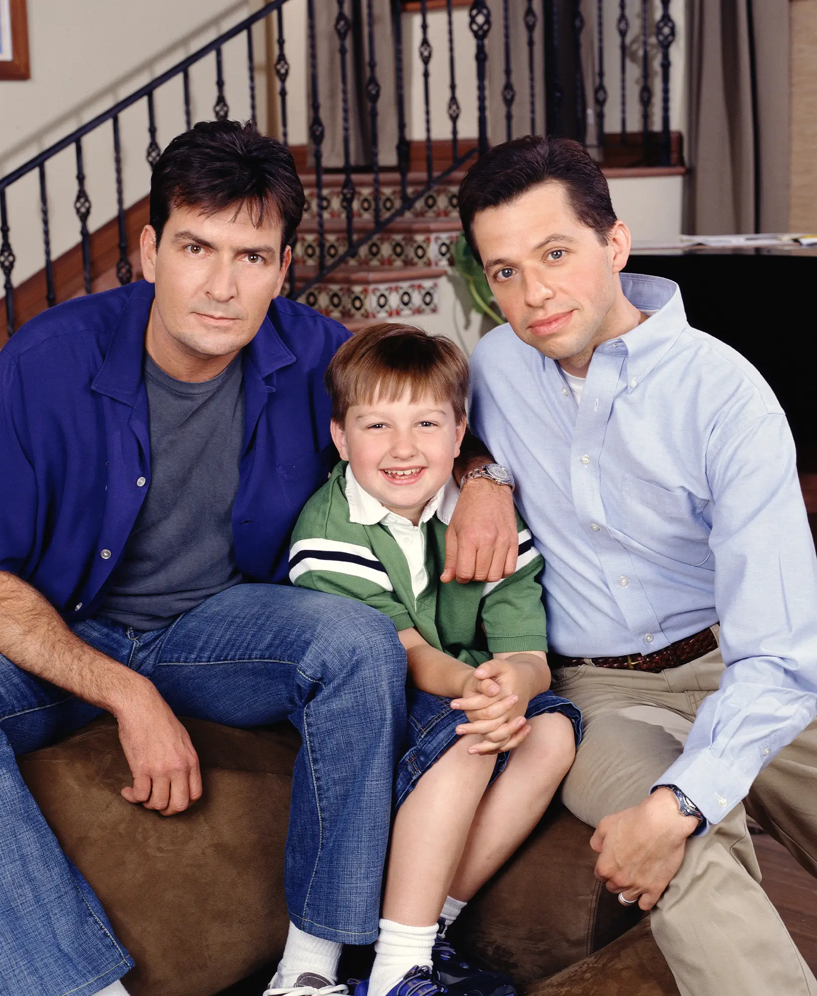 Jones starred on the show alongside Charlie Sheen and Jon Cryer (Monty Brinton/CBS via Getty Images)