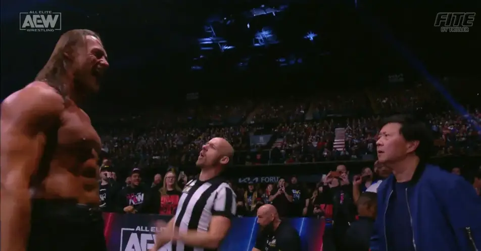 Ken had a staredown with Big Bill.