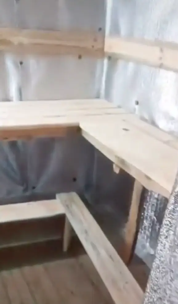 The sauna offers some respite from the ongoing war.