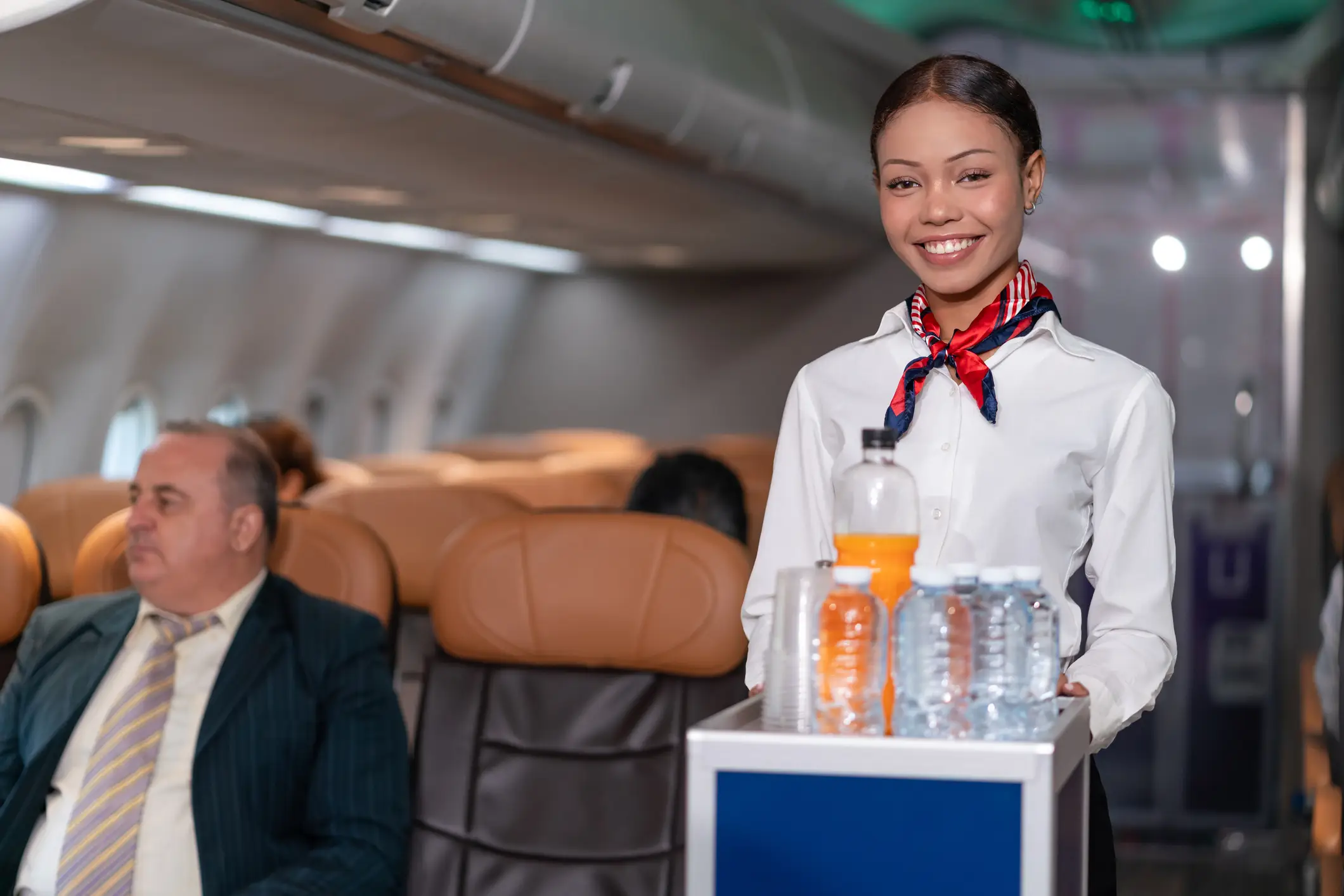 Fligth attendants discreetly communicate with subtle codes (Verin Makcharoen / Getty Images)
