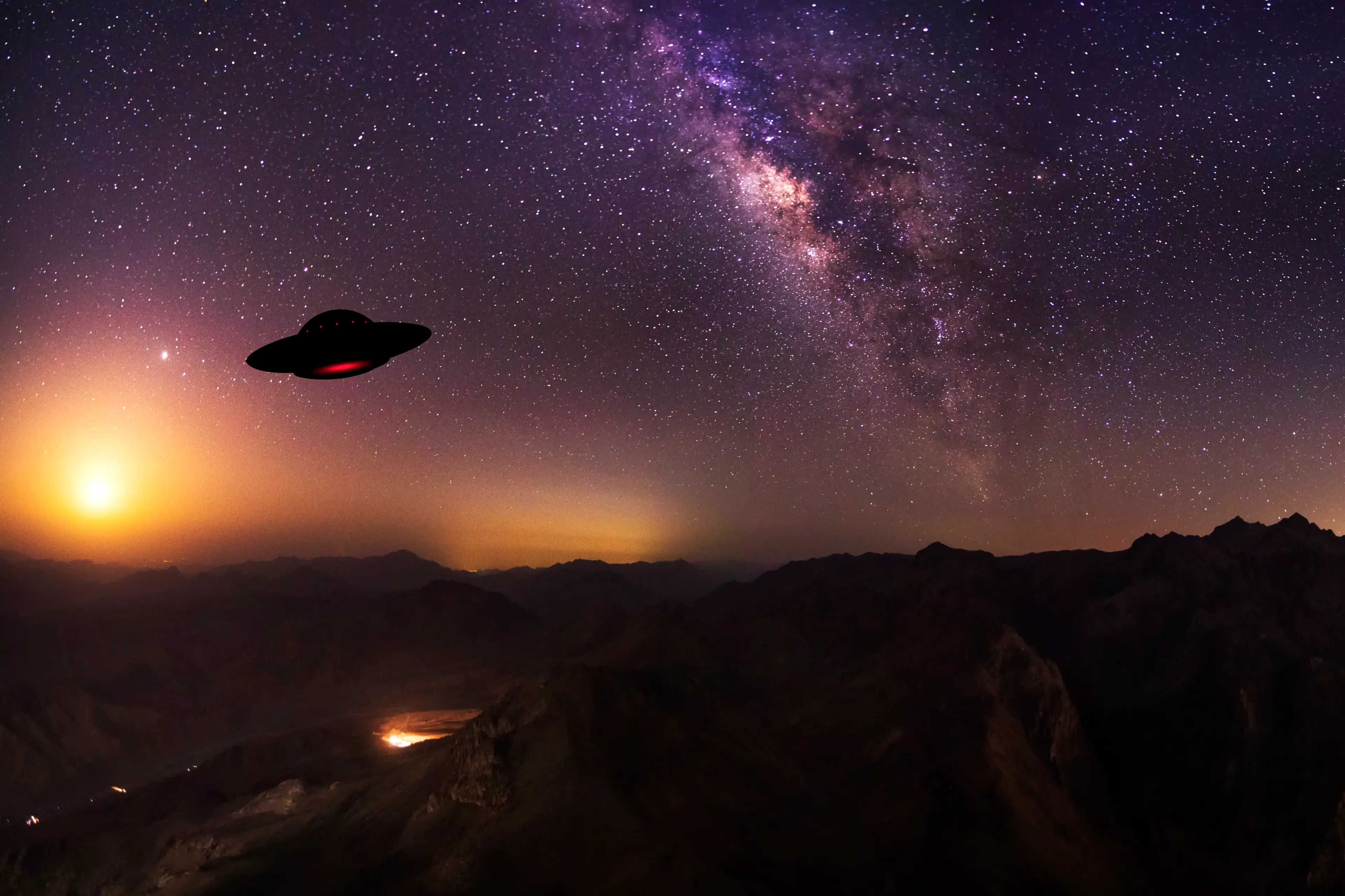 David Grusch has long believed alien life is out there (Getty Stock Photo)