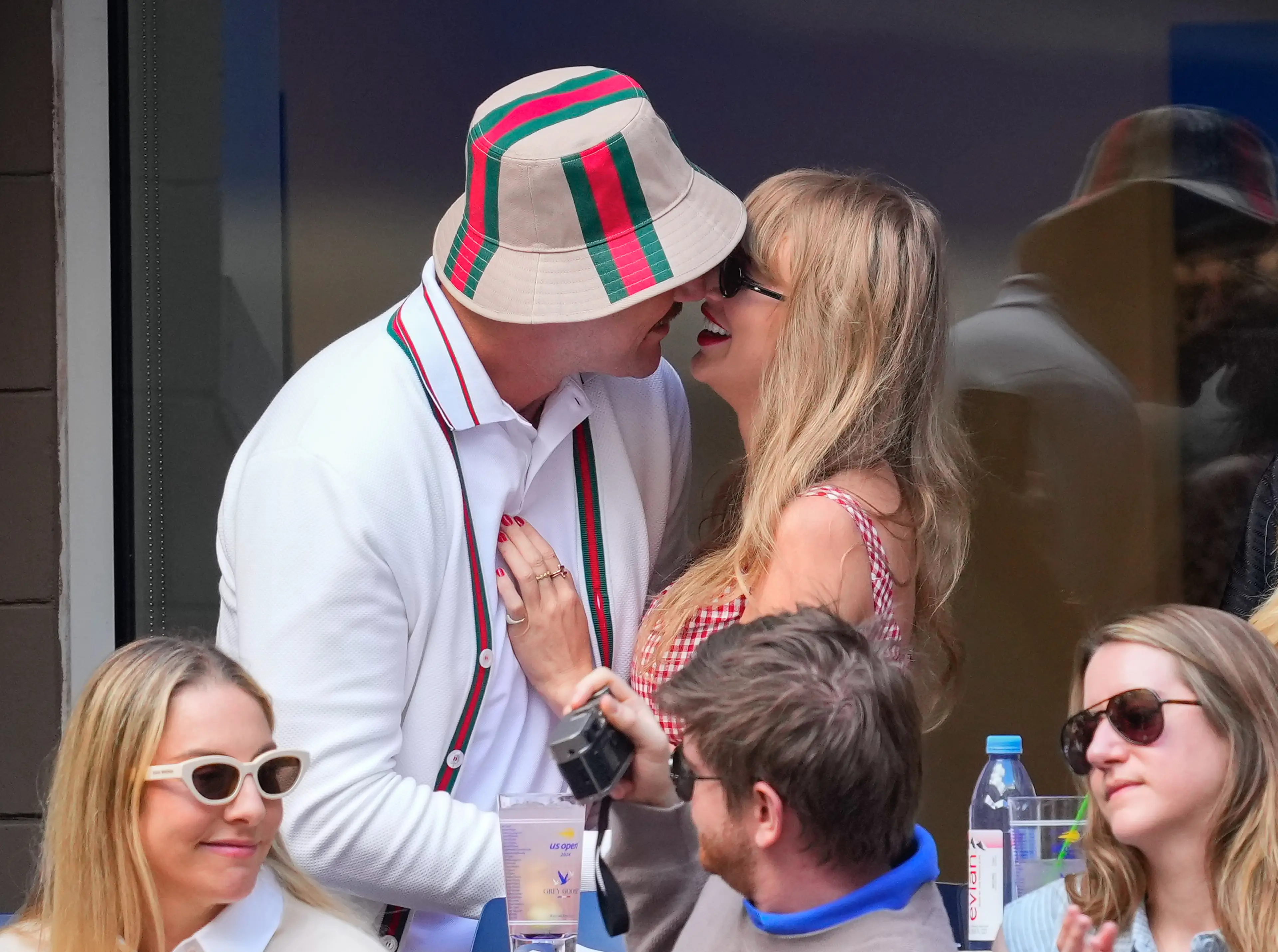 Nothing says a great day out like some PDA (Jamie Squire/Getty Images)