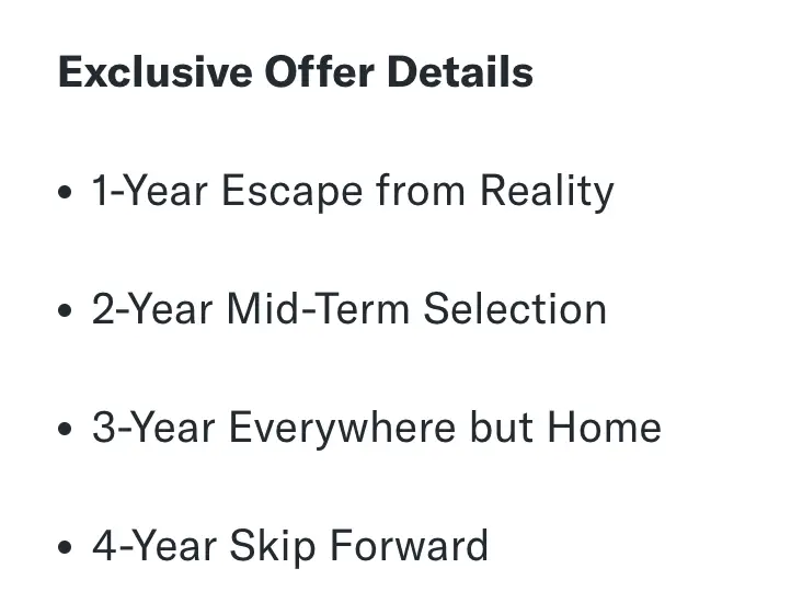 Villa Vie Residences offers up to four-year trips (Villa Vie Residences)