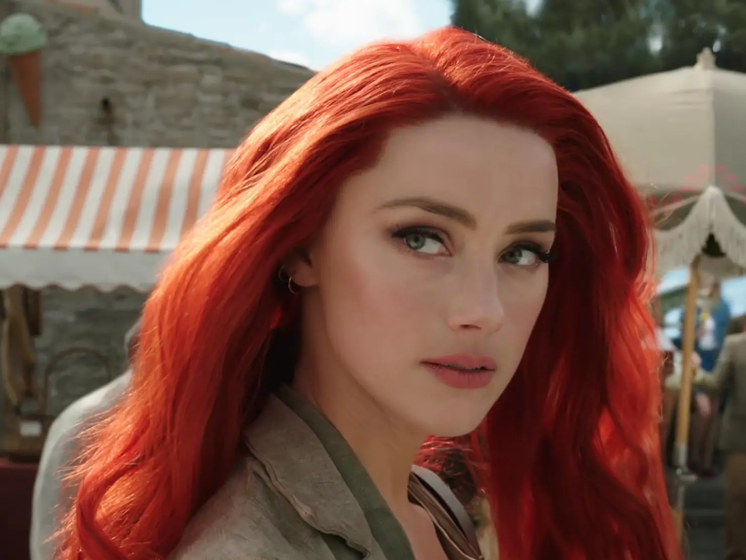 Heard starred as Mera in the movie (Warner Bros. Pictures)