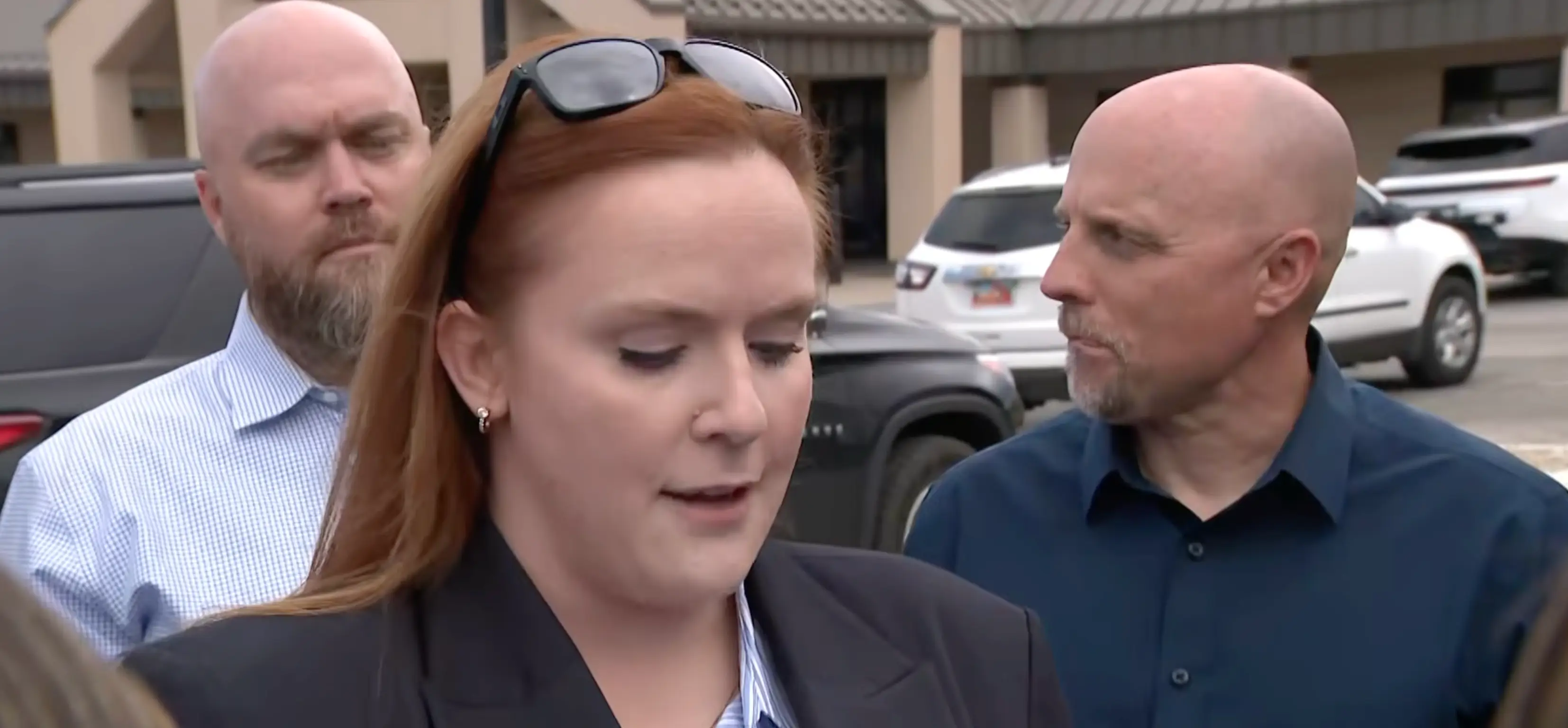 Katie has been speaking to the press following Kouri's sentencing (KSL News Utah/YouTube)