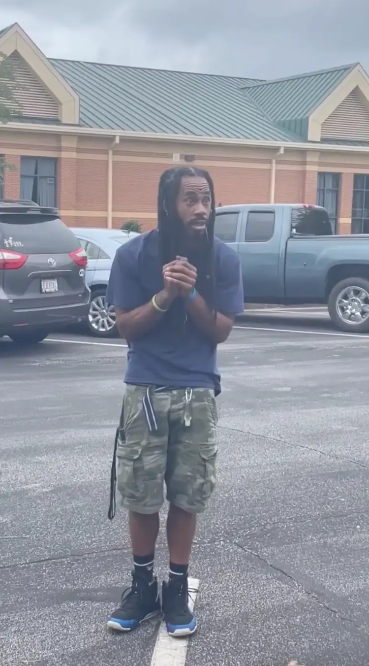 The janitor was certainly surprised.