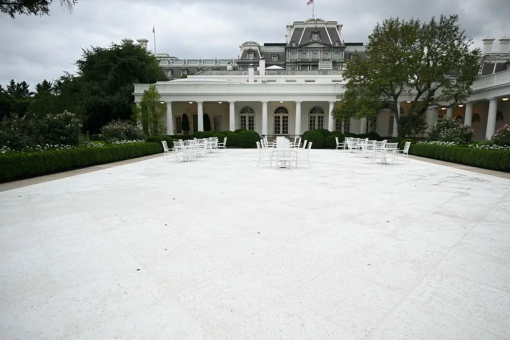The new Rose Garden (JIM WATSON/AFP via Getty Images)