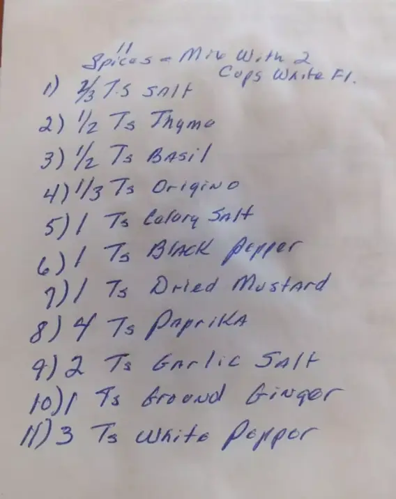 The recipe was written on the back of a will. (Chicago Tribune)