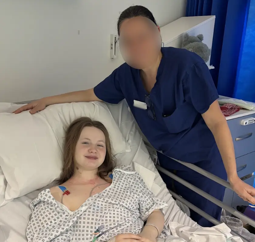 Evelyn has now been fitted with a defibrillator (Kennedy News and Media)