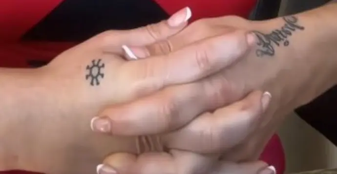 Ganna has a number of tattoos (NamUS)