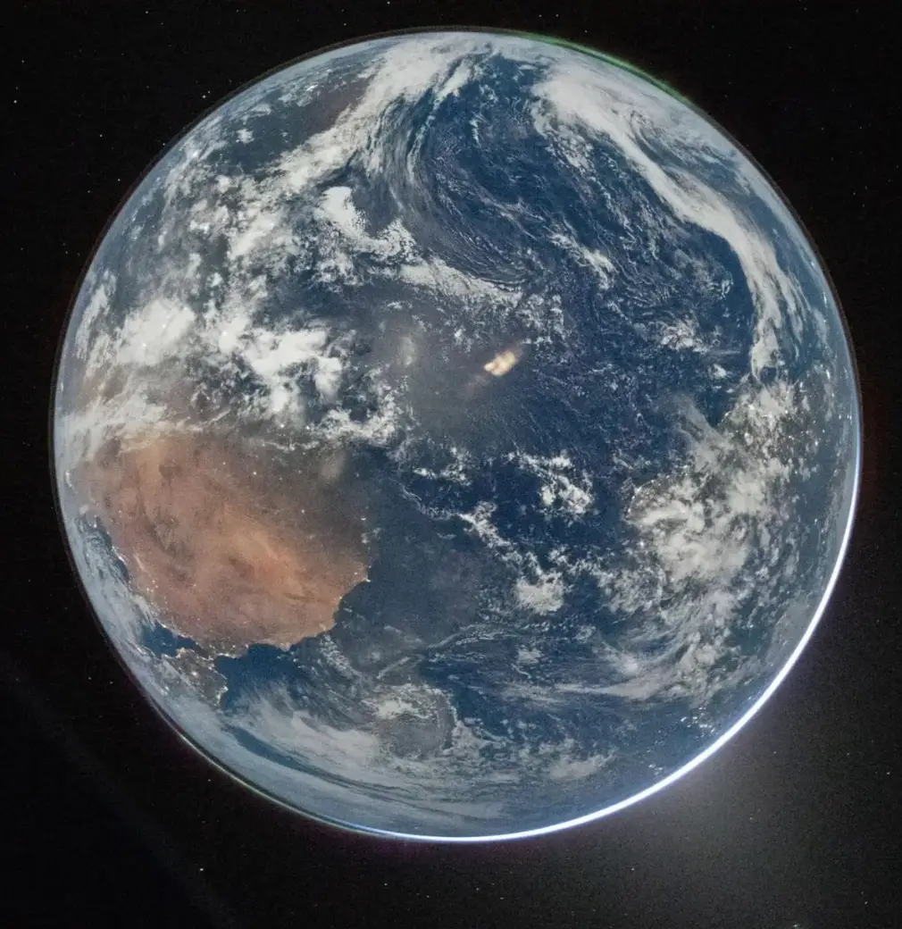 The image of Earth captured by the Artemis II crew (NASA)