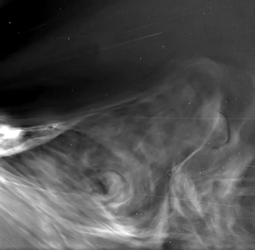 The Parker Solar Probe captured the Sun's atmosphere (NASA/Johns Hopkins APL/Naval Research Lab)