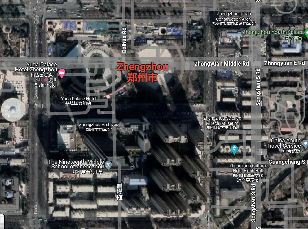 The incident occurred in Zhengzhou. (Google Maps)