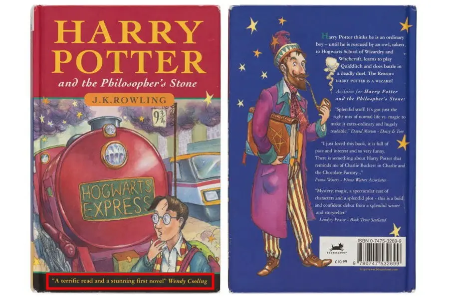 The Wendy Cooling review on the front is one indicator of the book's rarity (Heritage Auctions / SWNS)
