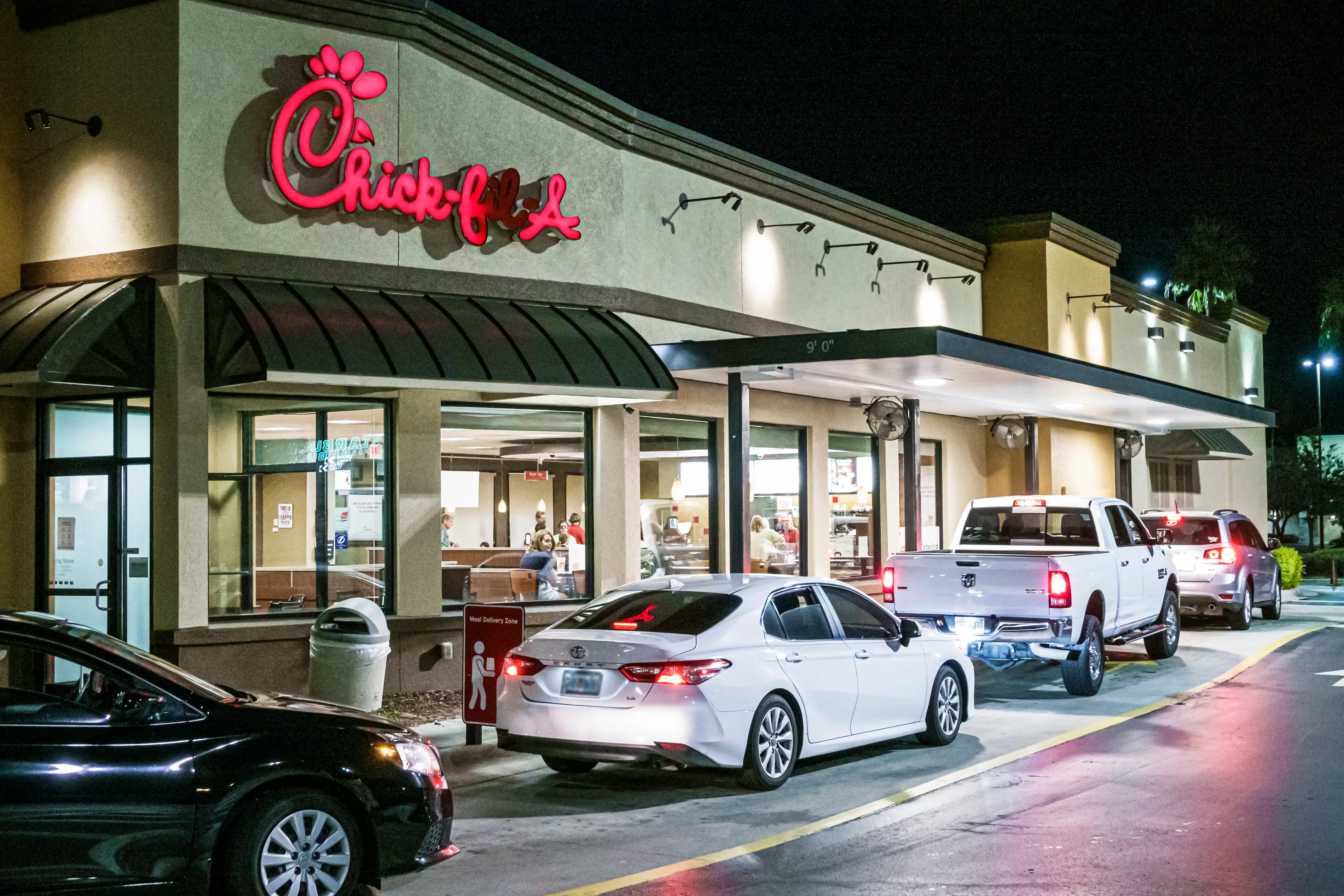 Vanzego ordered from a Chick-fil-A drive thru (Jeffrey Greenberg/Education Images/Universal Images Group via Getty Images) 