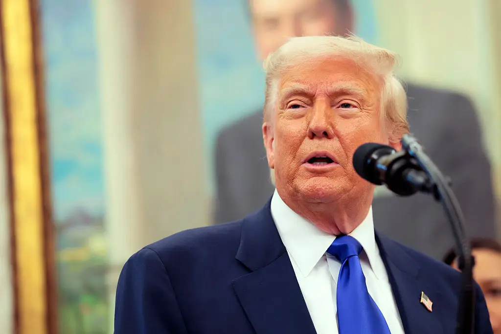 Donald Trump has urged 'illegal aliens' in the US to 'self deport' (Anna Moneymaker/Getty Images)