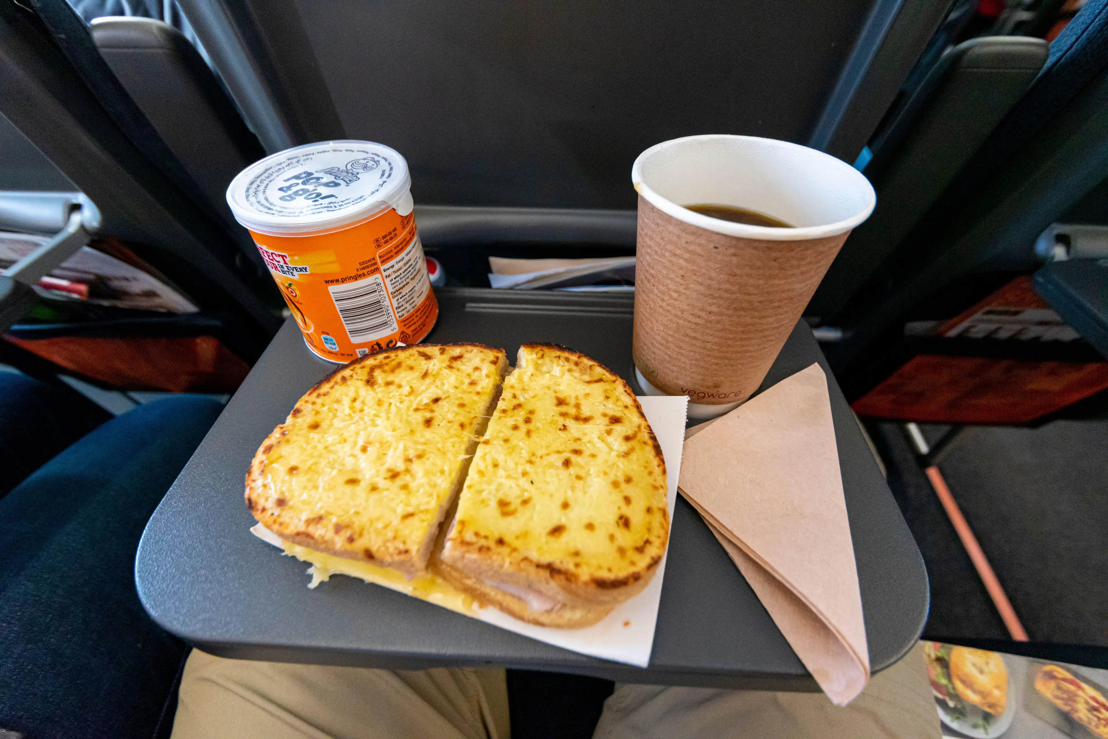 Enjoy your meal, but just know that a pooey nappy may have been on that tray.