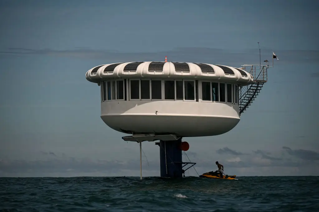 The experiment is being conducted off the coast of Panama (MARTIN BERNETTI/AFP via Getty Images)