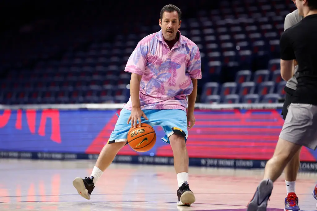 Adam Sandler called the cops to see if they could hook him up with a basketball game! (Chris Coduto/Getty Images)