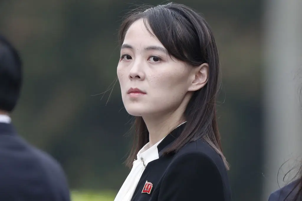 Kim Yo Jung gave a frosty response to Donald Trump's efforts to force a meeting.  (Jorge Silva/Pool via Bloomberg)