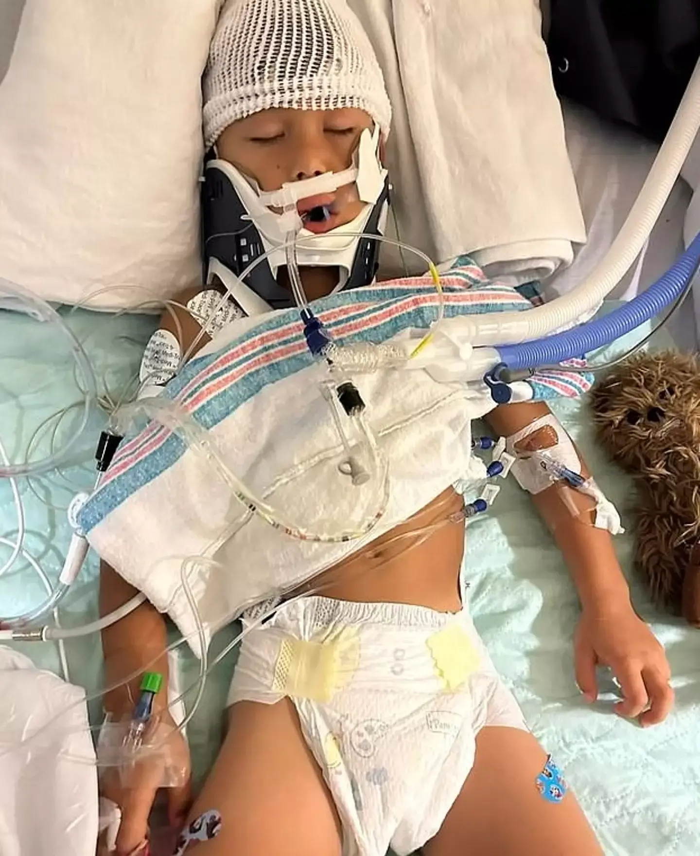 The mother was fearful for her son's life when he went limp during a rollercoaster ride (Instagram/@ernestotagl)