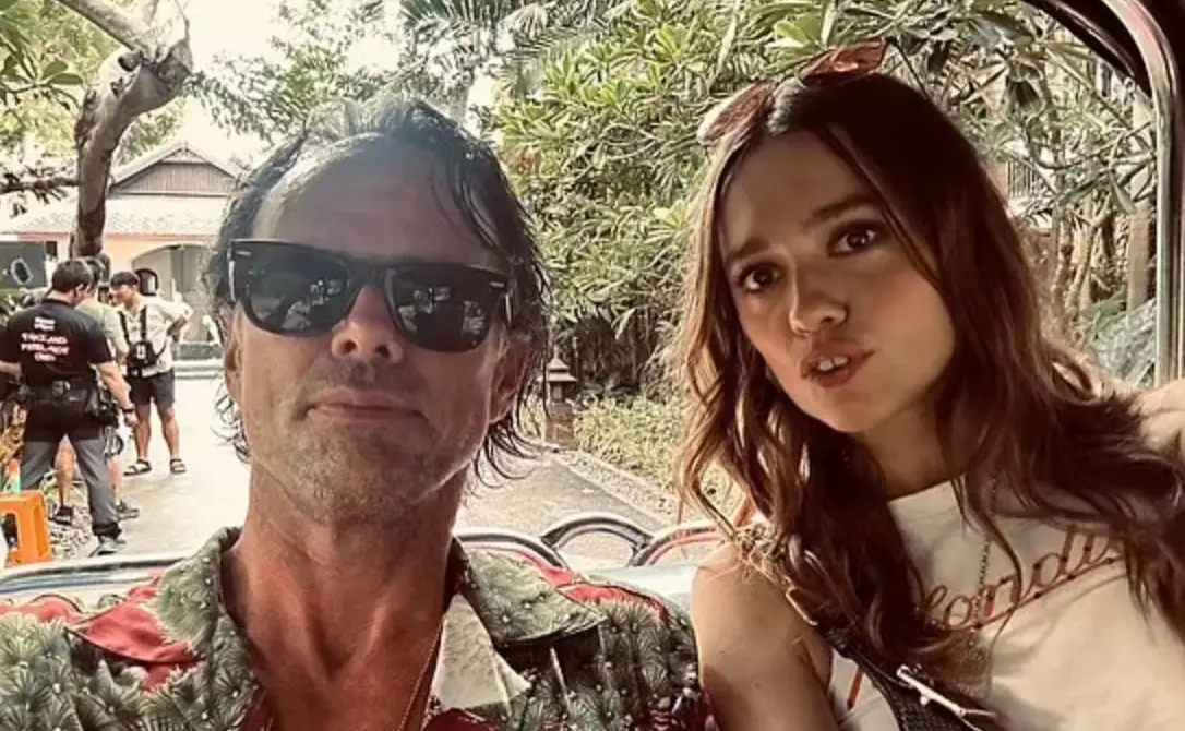 The pair starred together in The White Lotus (Instagram/@waltongogginsbonafide)