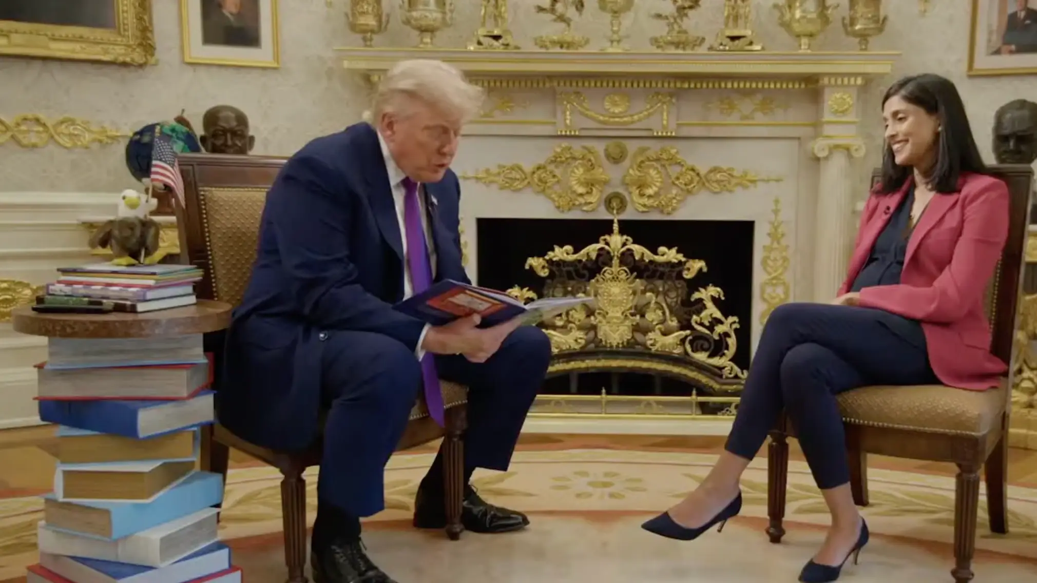 ‘DO YOU EVEN READ?’: Usha Vance ‘Humiliates’ Trump At Her Podcast; POTUS ‘Struggles To Answer’