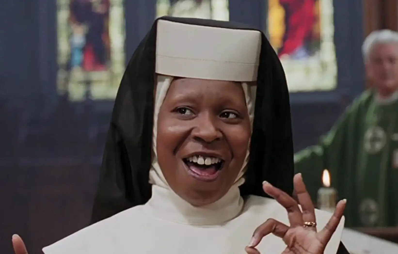 Whoopi Goldberg starred as Deloris Van Cartier in the 1992 hit.